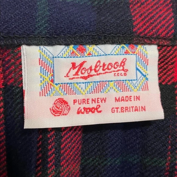 Mosbrook | Pure New Wool | Plaid |Tartan |Pleated | Wrap | Kilt | Skirt| Size 18 - Picture 3 of 16